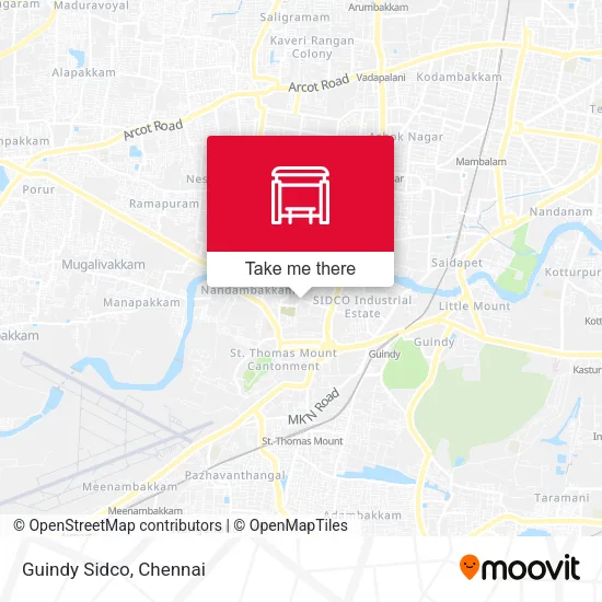 Guindy Sidco map