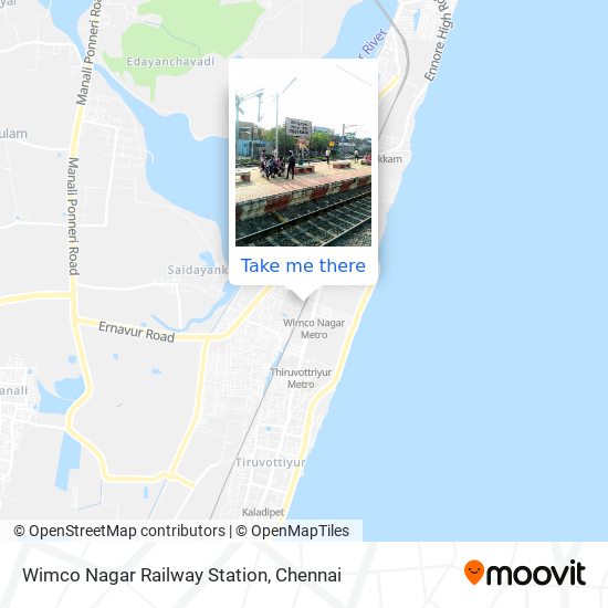 Wimco Nagar Railway Station map