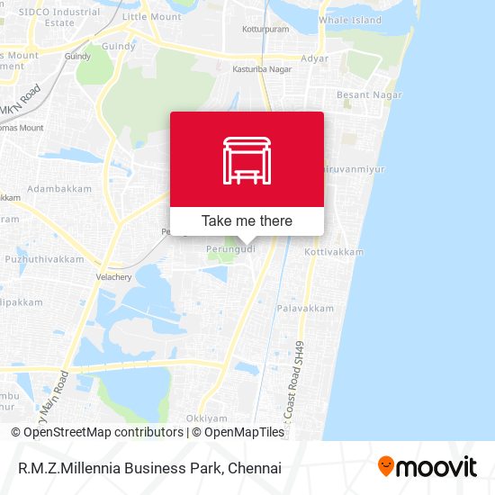 R.M.Z.Millennia Business Park map