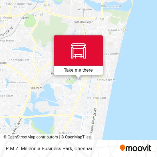 R.M.Z.Millennia Business Park map