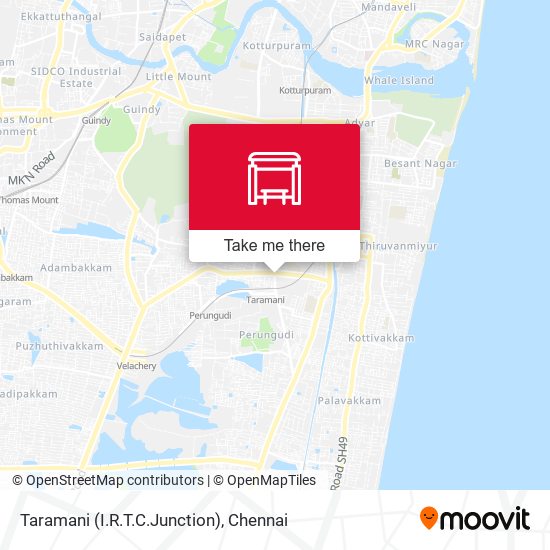 Taramani (I.R.T.C.Junction) map