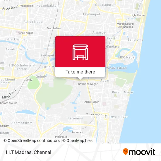 I.I.T.Madras map