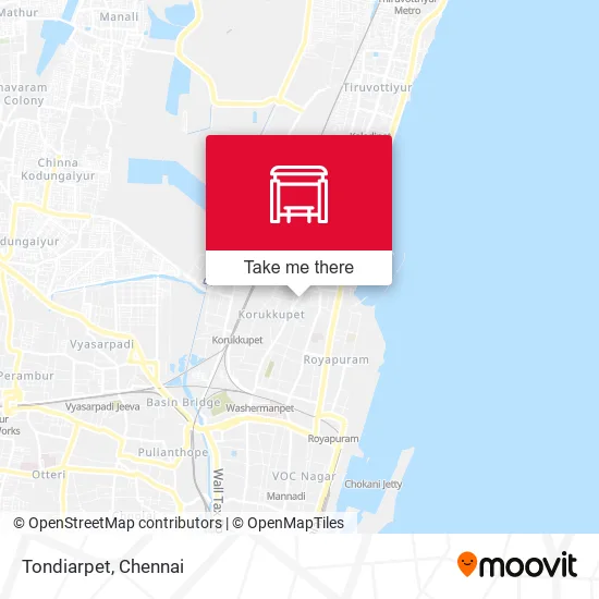 Tondiarpet map