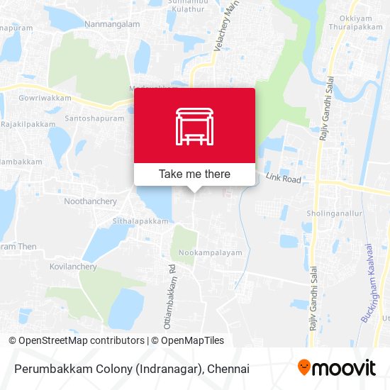 Perumbakkam Colony (Indranagar) map