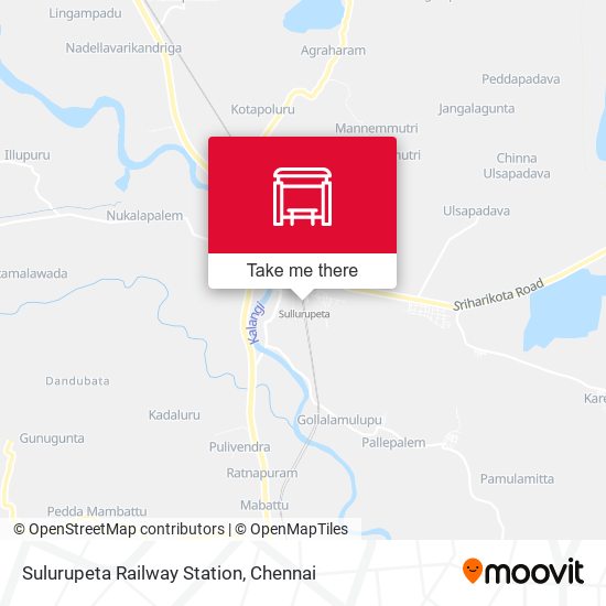 Sulurupeta Railway Station map