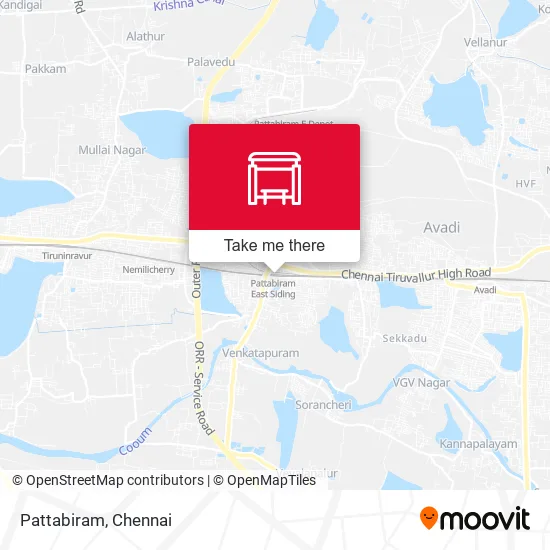 Pattabiram map