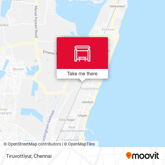 Tiruvottiyur map