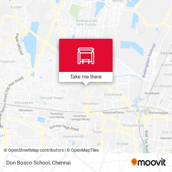 Don Bosco School map