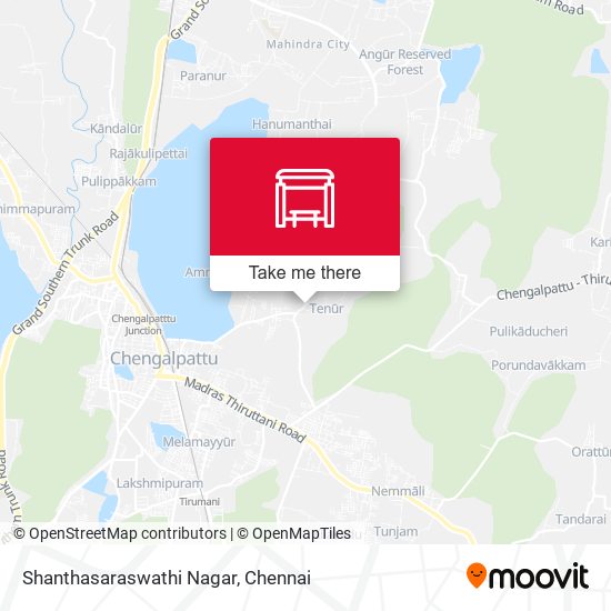 Shanthasaraswathi Nagar map