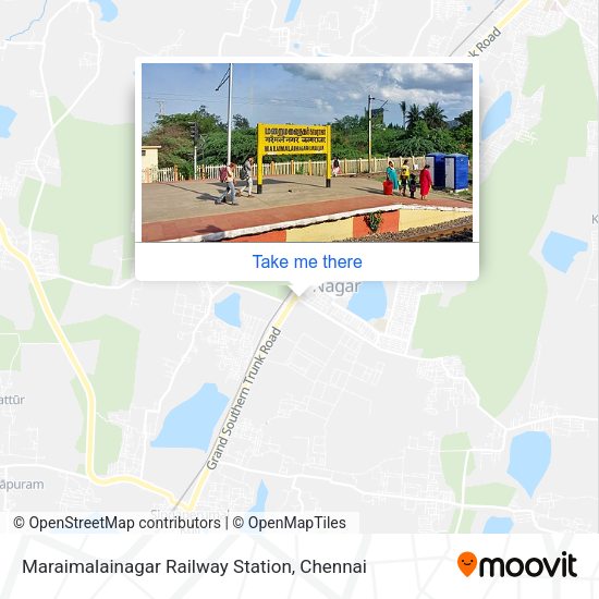 Maraimalainagar Railway Station map