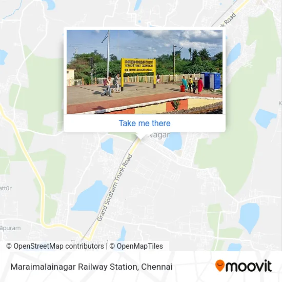 Maraimalainagar Railway Station map