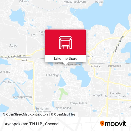 Ayappakkam T.N.H.B. map