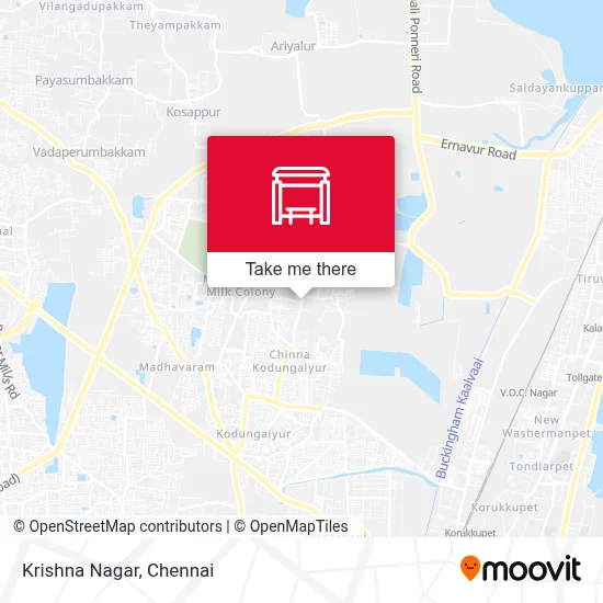 Krishna Nagar map