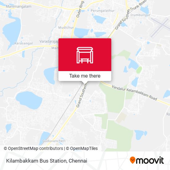 Kilambakkam Bus Station map