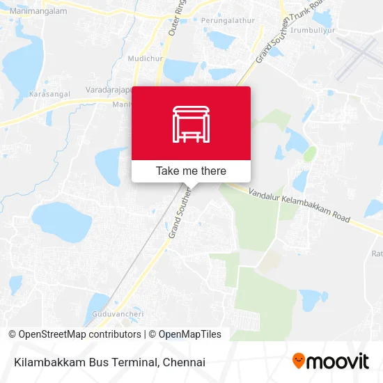 Kilambakkam Bus Terminal map