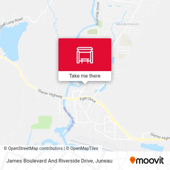 James Boulevard And Riverside Drive map
