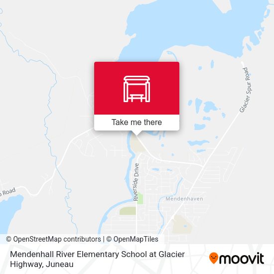 Mendenhall River Elementary School at Glacier Highway map