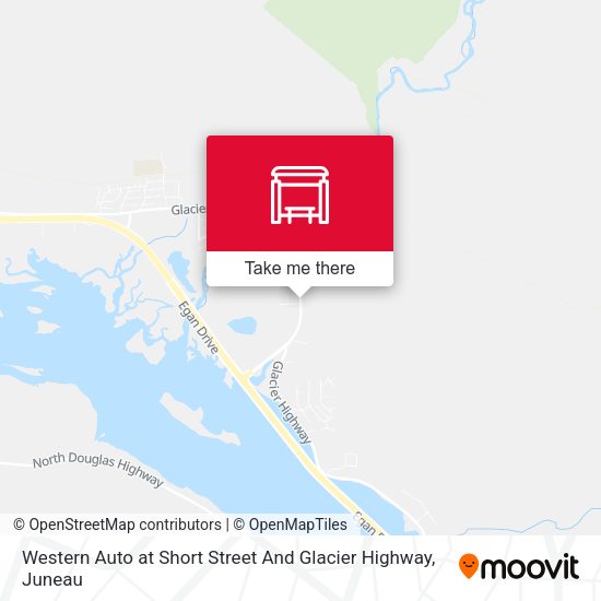Mapa de Western Auto at Short Street And Glacier Highway