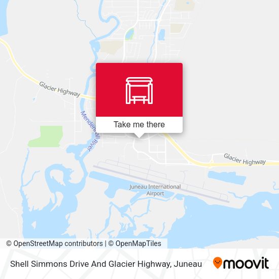 Mapa de Shell Simmons Drive And Glacier Highway