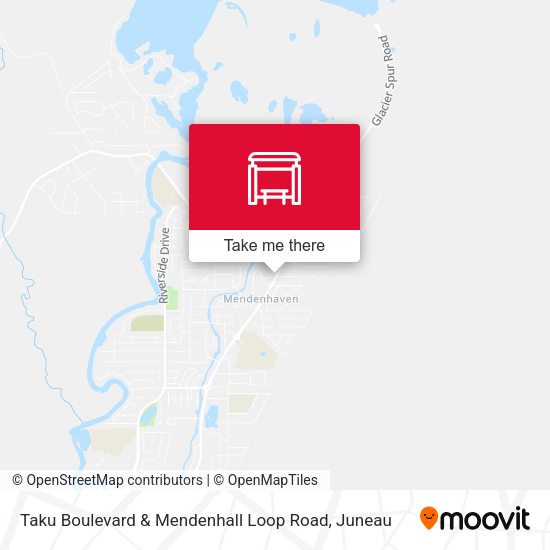 Taku Boulevard & Mendenhall Loop Road map