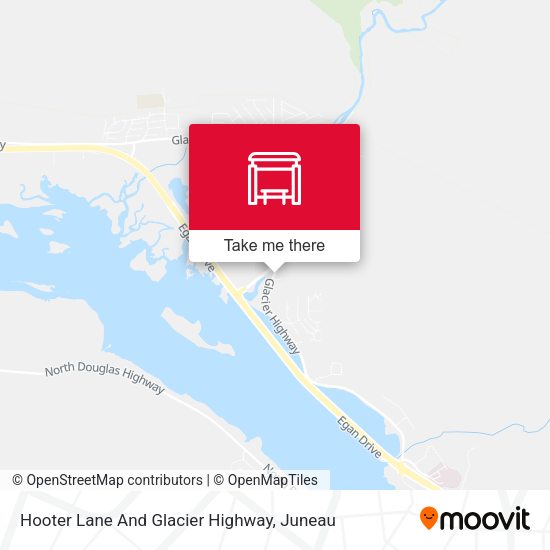 Hooter Lane And Glacier Highway map