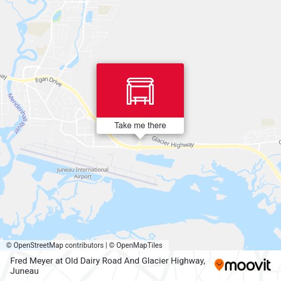 Fred Meyer at Old Dairy Road And Glacier Highway map