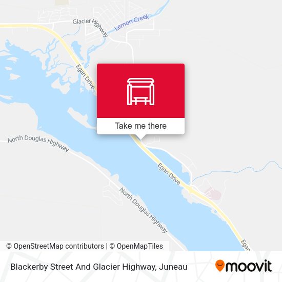 Blackerby Street And Glacier Highway map