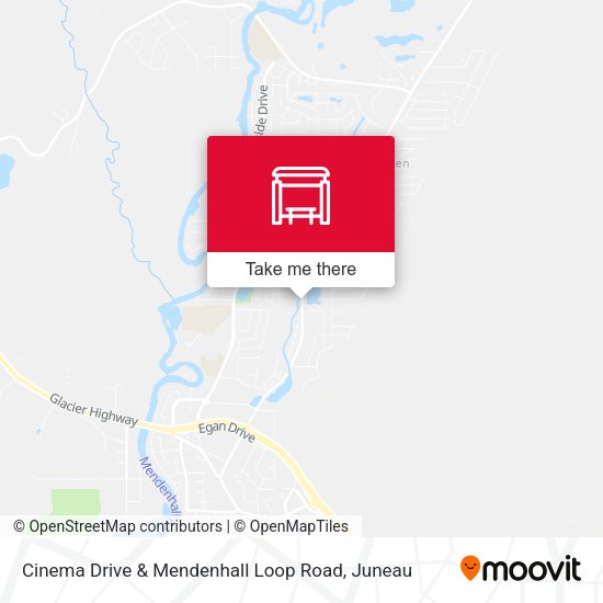 Mapa de Cinema Drive & Mendenhall Loop Road