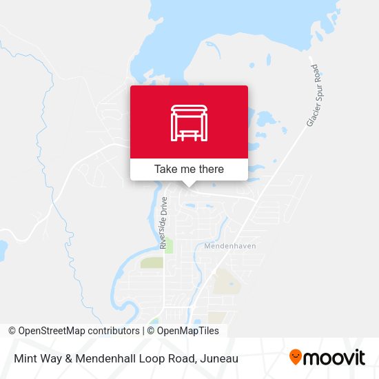 Mint Way & Mendenhall Loop Road map