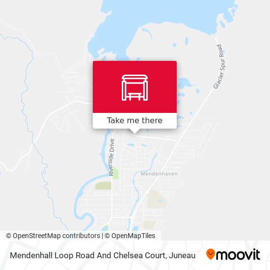 Mapa de Mendenhall Loop Road And Chelsea Court