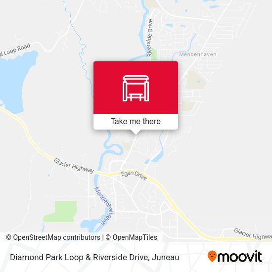 Diamond Park Loop & Riverside Drive map