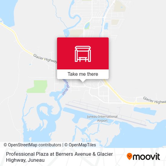 Professional Plaza at Berners Avenue & Glacier Highway map