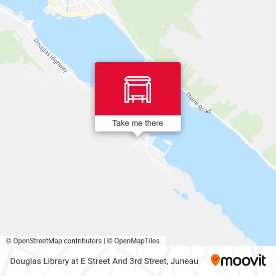 Douglas Library at E Street And 3rd Street map