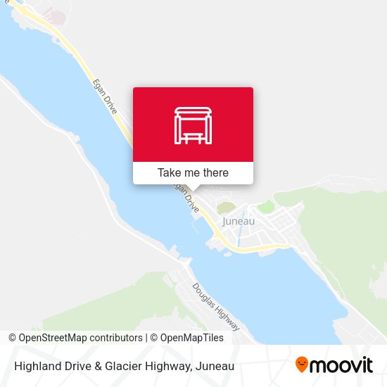 Highland Drive & Glacier Highway map