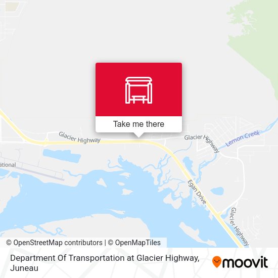 Department Of Transportation at Glacier Highway map