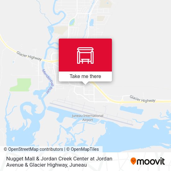 Nugget Mall & Jordan Creek Center at Jordan Avenue & Glacier Highway map