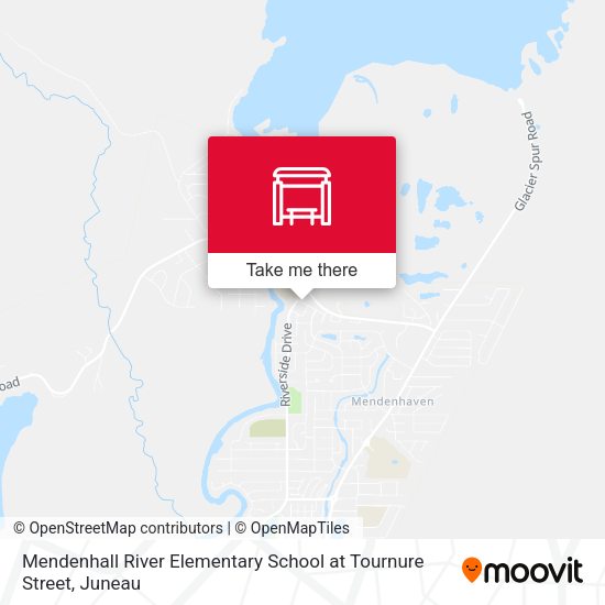 Mendenhall River Elementary School at Tournure Street map