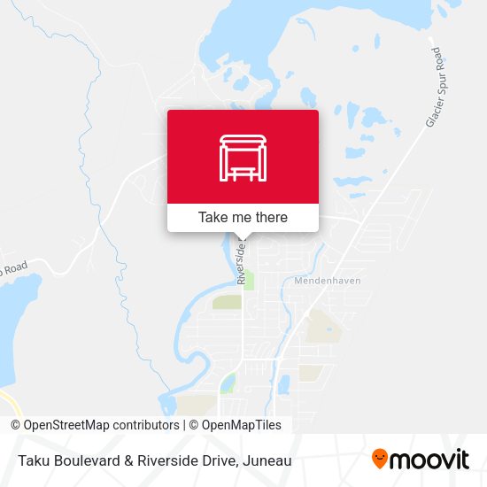 Taku Boulevard & Riverside Drive map