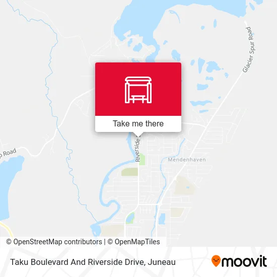 Taku Boulevard And Riverside Drive map
