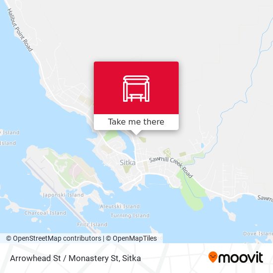 Arrowhead St / Monastery St map