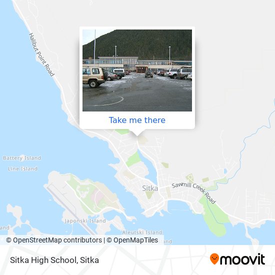 Mapa de Sitka High School