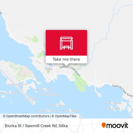 Mapa de Biorka St / Sawmill Creek Rd