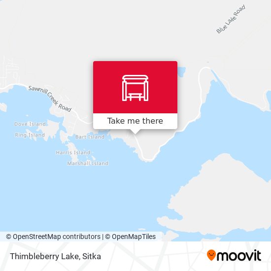 Thimbleberry Lake map