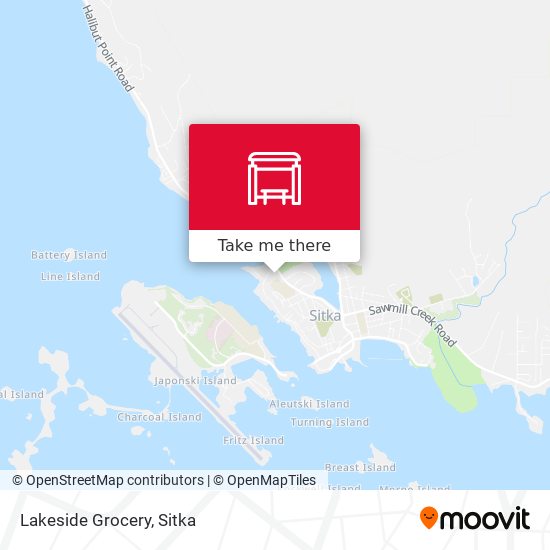 Mapa de Lakeside Grocery