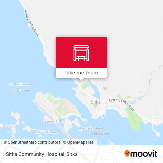 Mapa de Sitka Community Hospital