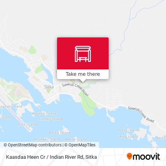 Kaasdaa Heen Cr / Indian River Rd map