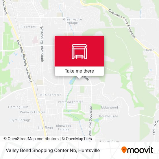 Valley Bend Shopping Center Nb map
