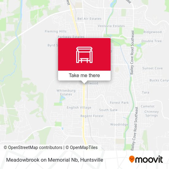 Meadowbrook on Memorial Nb map