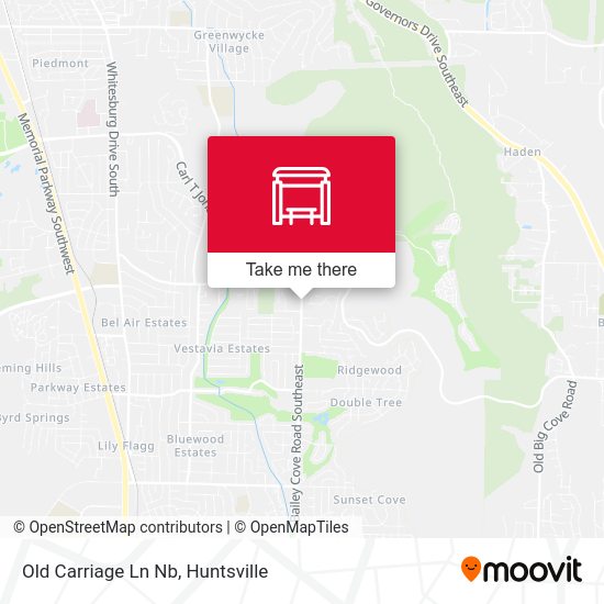 Old Carriage Ln Nb map