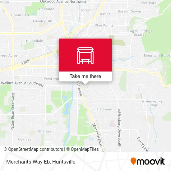 Mapa de Merchants Way Eb